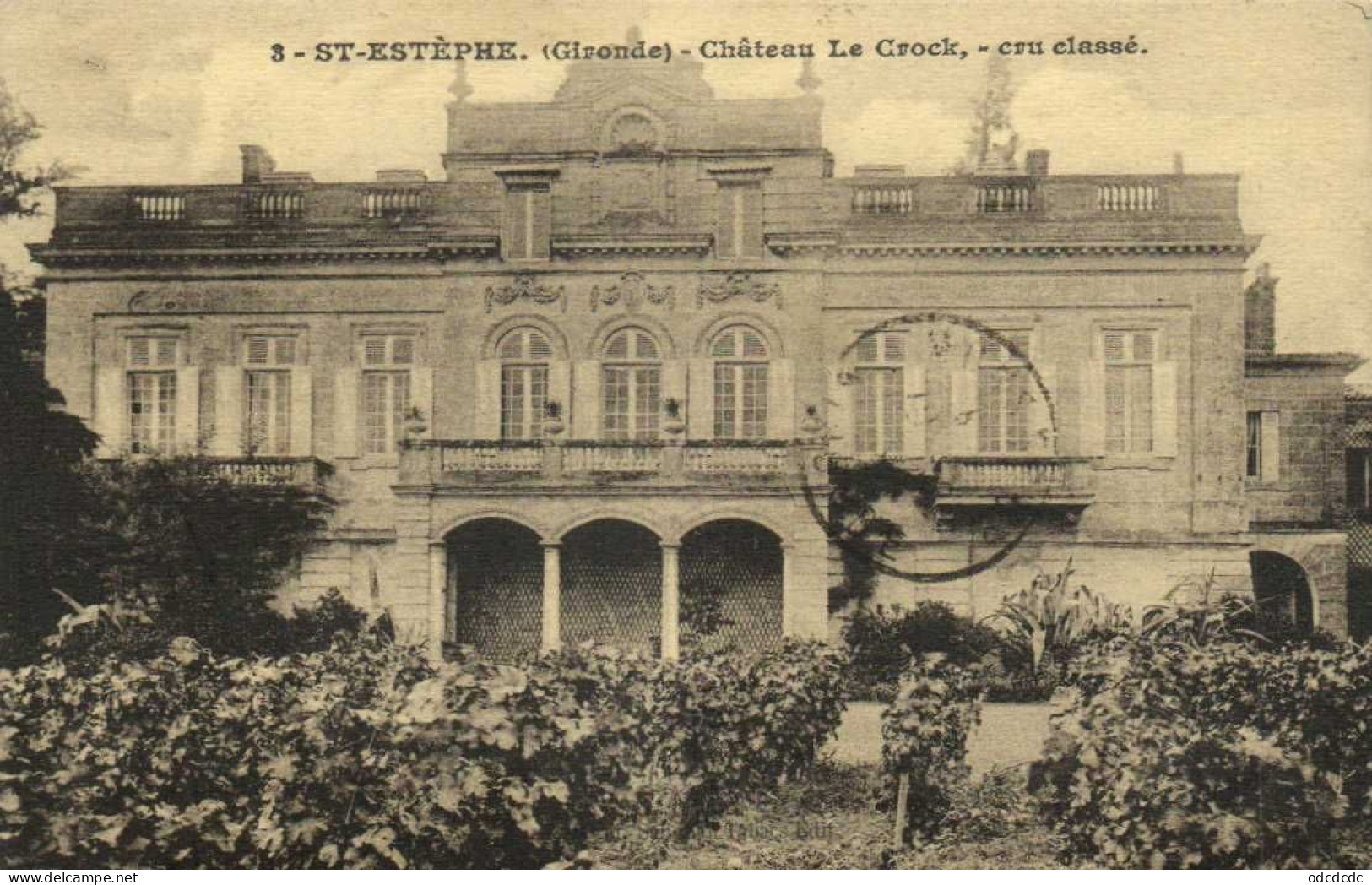 SAINT ESTEPHE  (Gironde) Chateau Le Crock , Cru Classé RV - Autres & Non Classés
