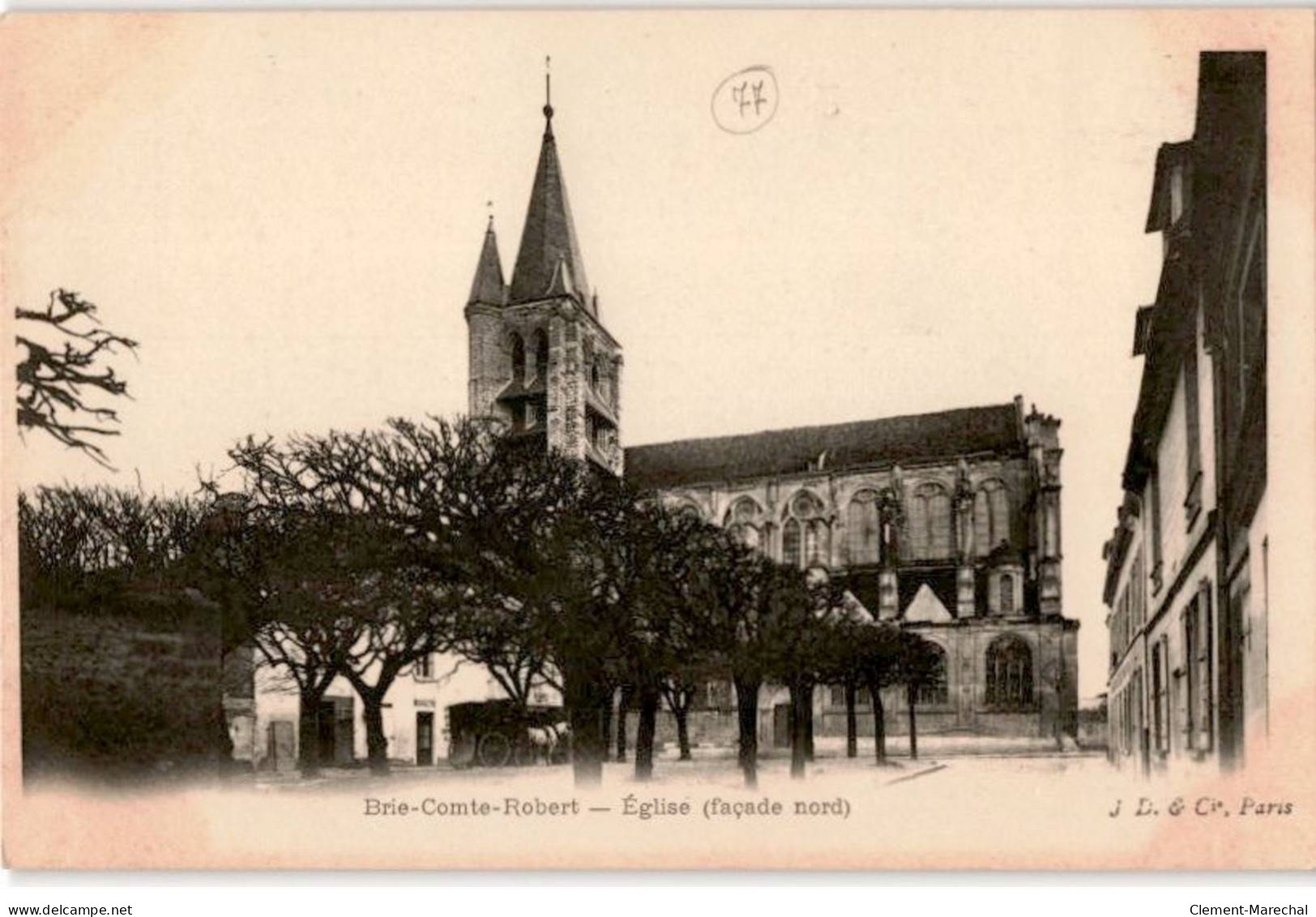 BRIE COMTE ROBERT: église (façade Nord) - Très Bon état - Brie Comte Robert