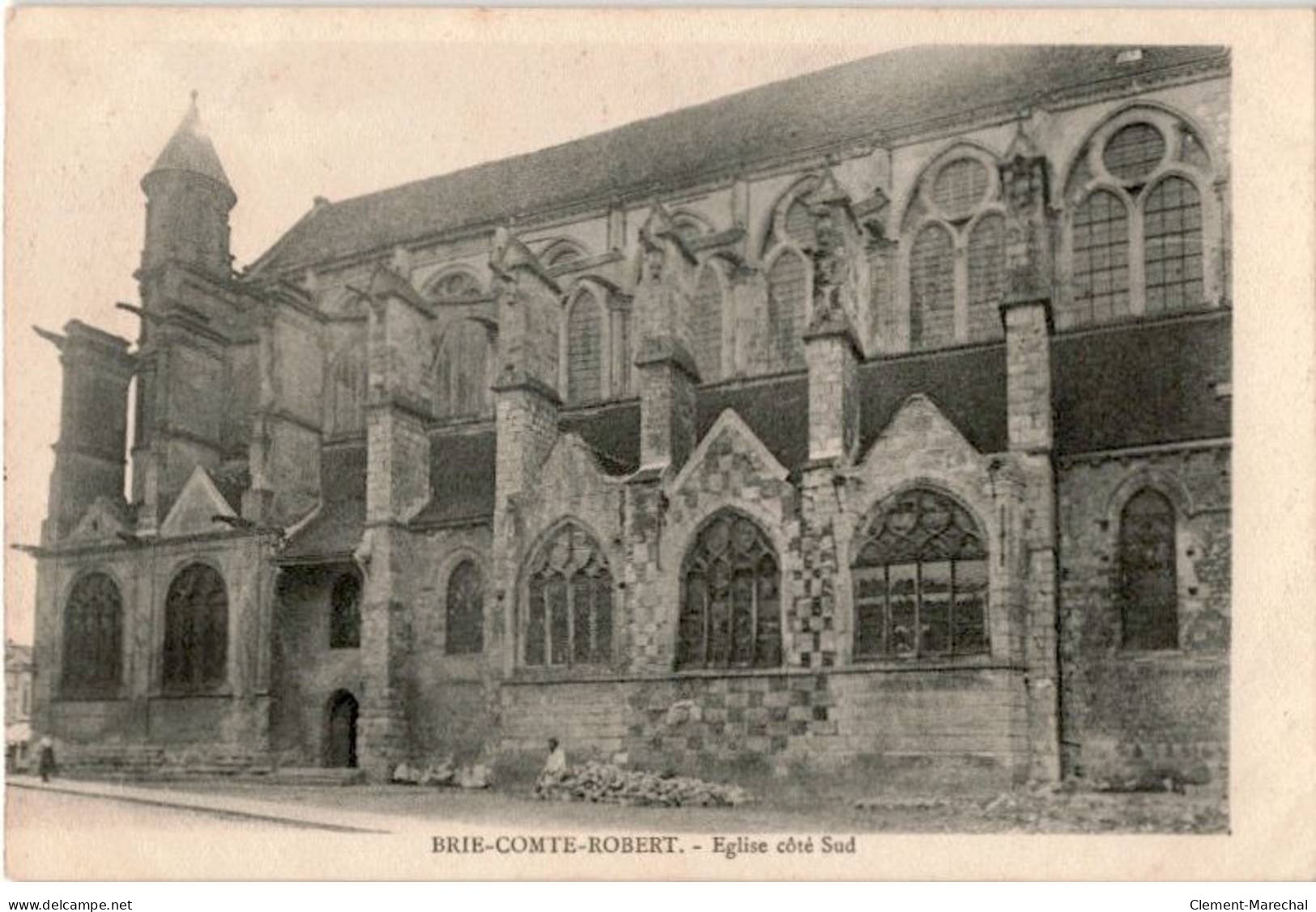 BRIE COMTE ROBERT: église Côté Nord - Très Bon état - Brie Comte Robert