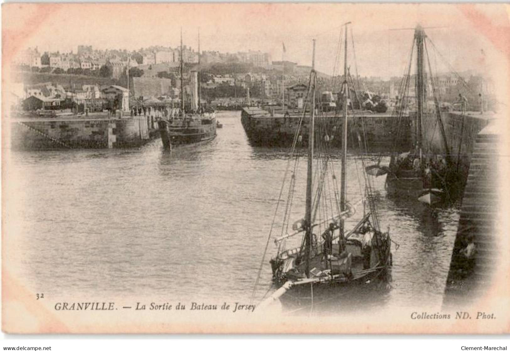 GRANVILLE: La Sortie Du Bateau De Jersey - Très Bon état - Granville