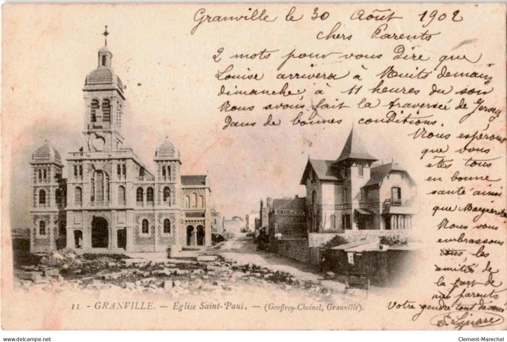 GRANVILLE: église Saint-paul - Très Bon état - Granville