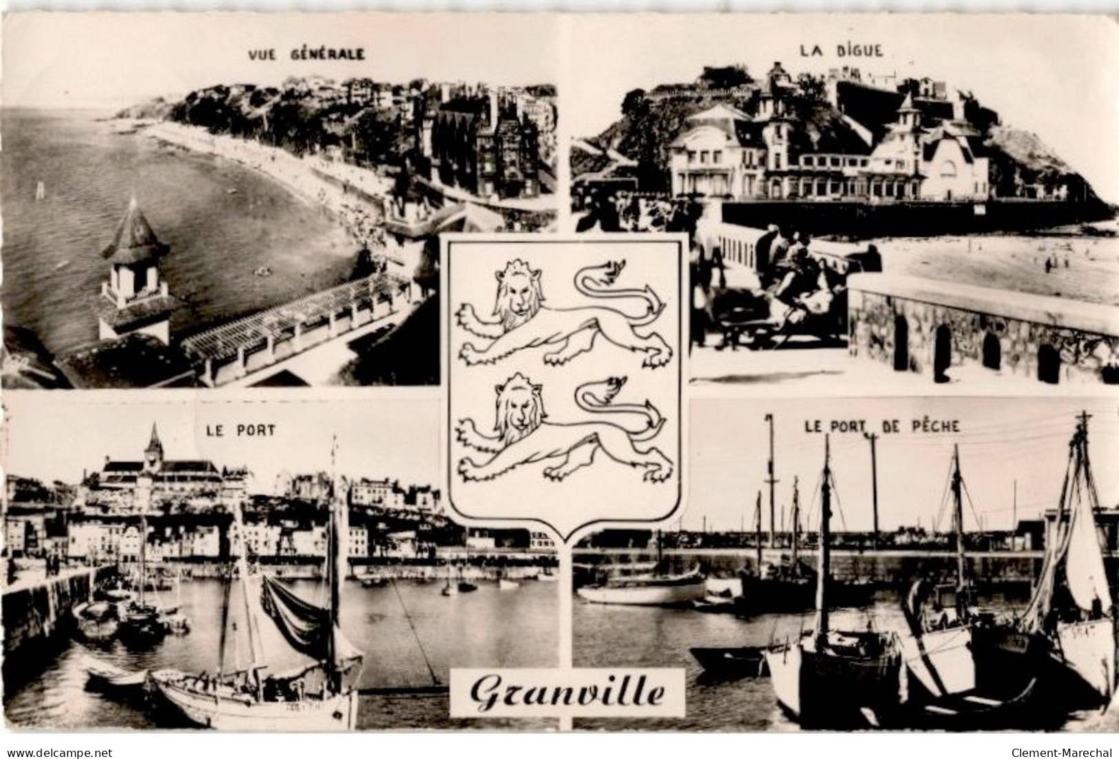 GRANVILLE: Vue Générale, La Digue, Le Port De Pêche - Très Bon état - Granville