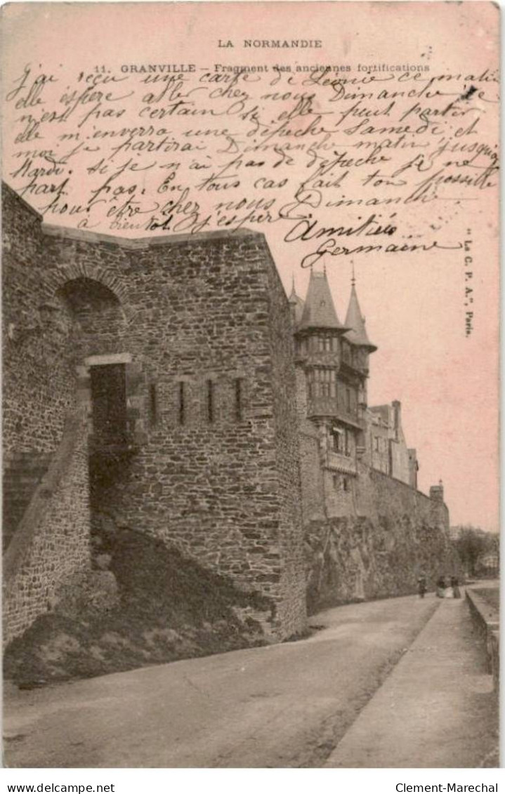 GRANVILLE: Fragment Des Anciennes Fortifications - Très Bon état - Granville