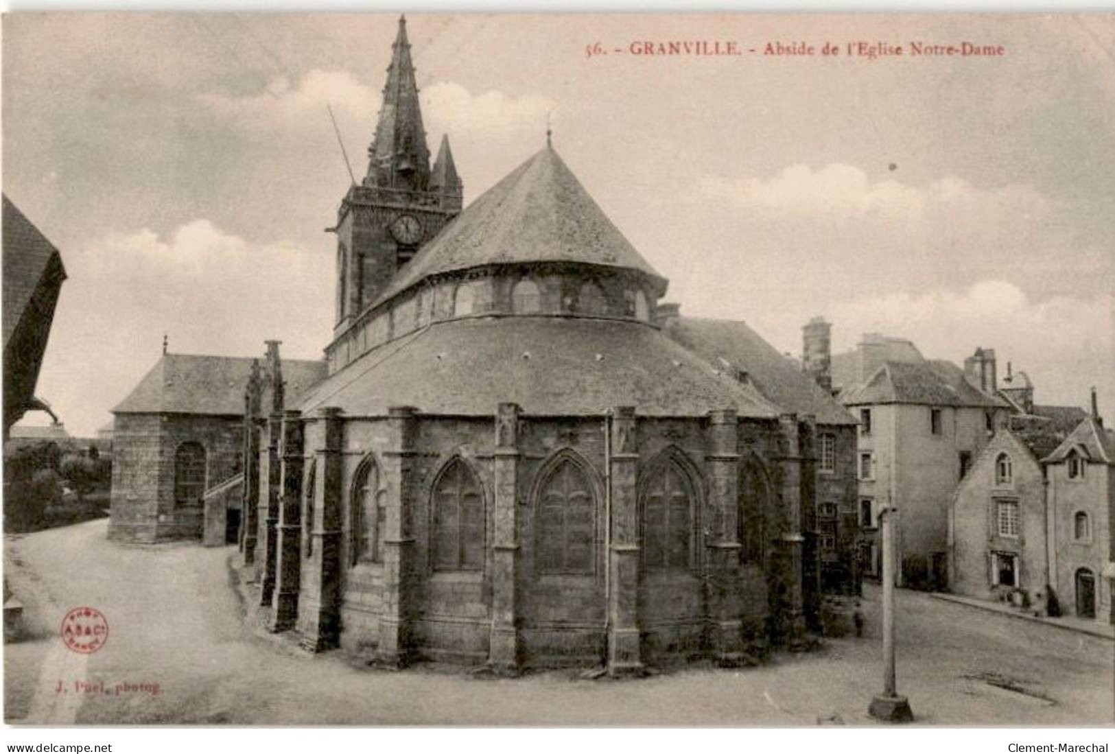 GRANVILLE: Abside De L'église Notre-dame - Très Bon état - Granville