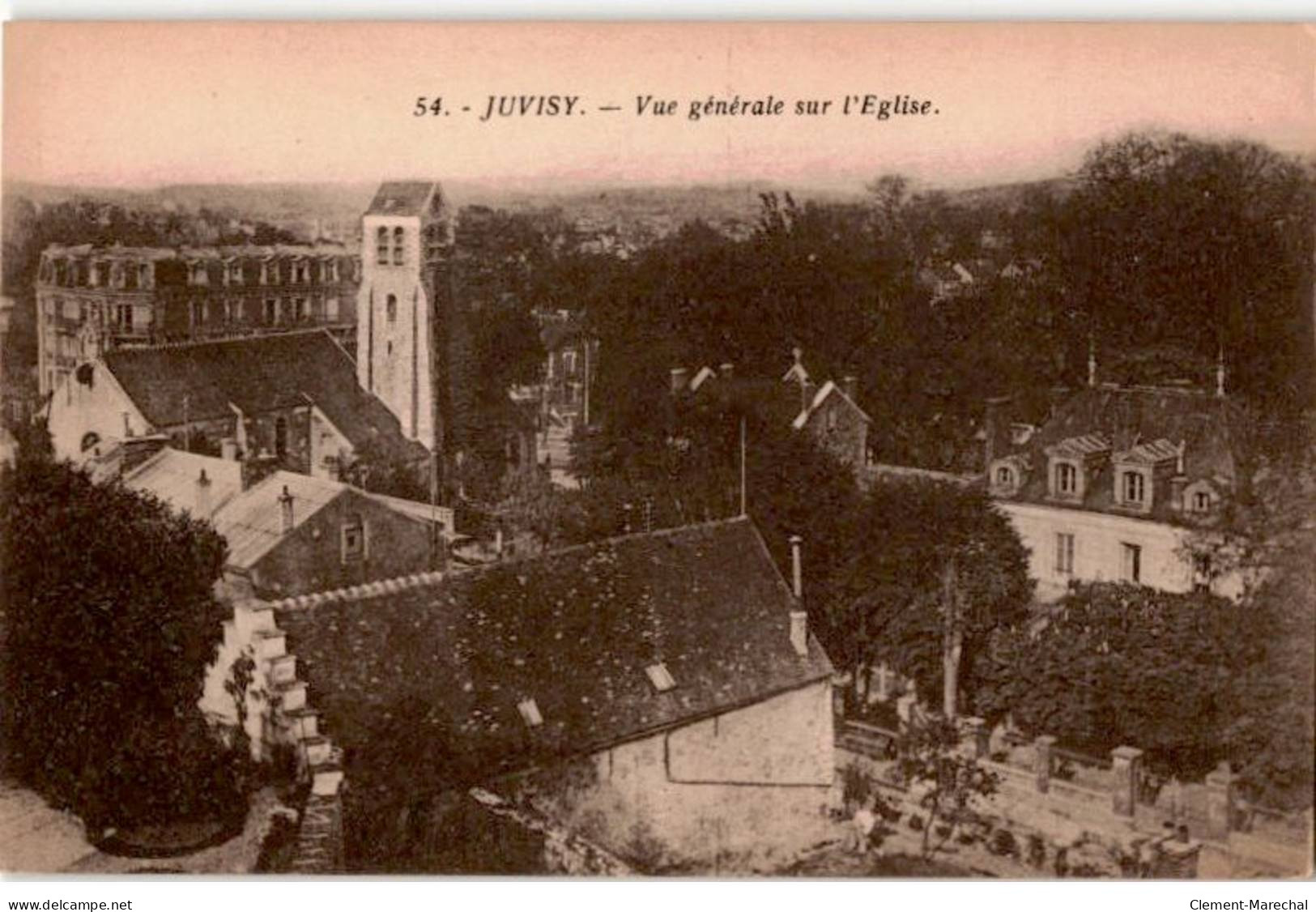 JUVISY-sur-ORGE: Vue Générale Sur L'église - Très Bon état - Juvisy-sur-Orge