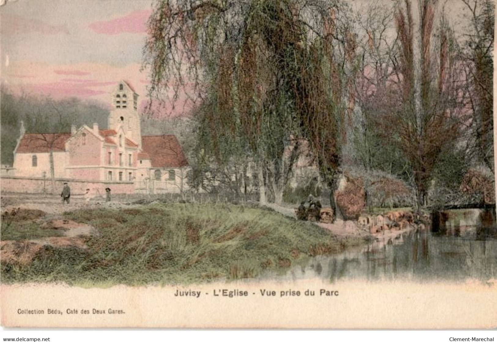 JUVISY-sur-ORGE: L'église, Vue Prise Du Parc - Très Bon état - Juvisy-sur-Orge