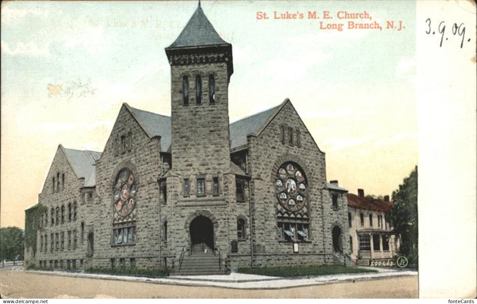 11109382 Long_Branch_New_Jersey St. Luke`s M.E. Church - Other & Unclassified