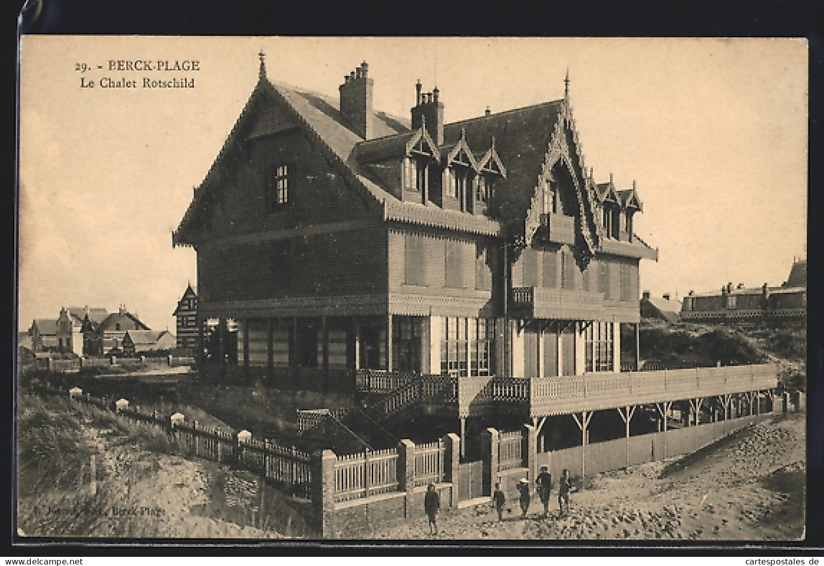 CPA Berck-Plage, Le Chalet Rotschild  - Berck