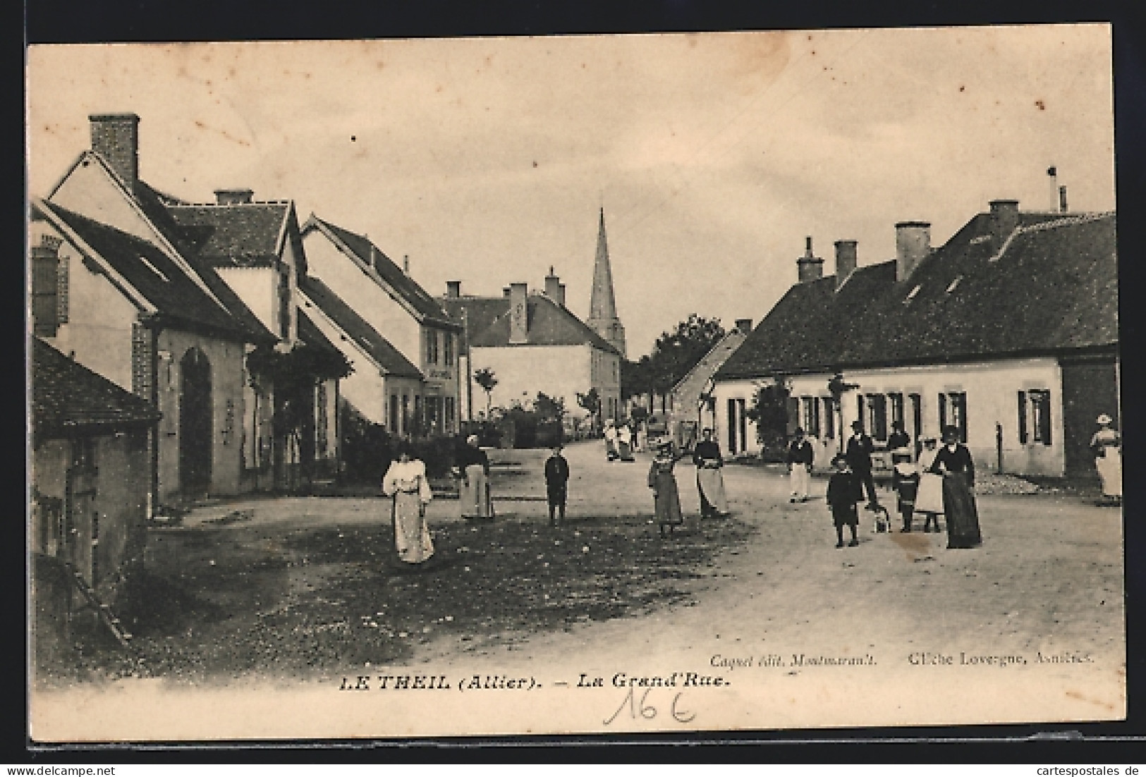 CPA Le Theil, La Grand`Rue  - Autres & Non Classés