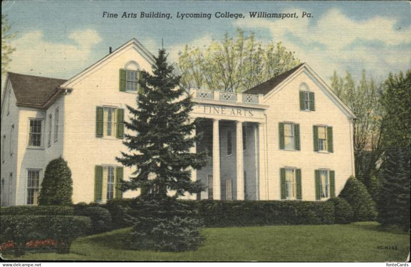 11109363 Williamsport Pennsylvania Fine Arts Building
Lycoming College Williams - Autres & Non Classés