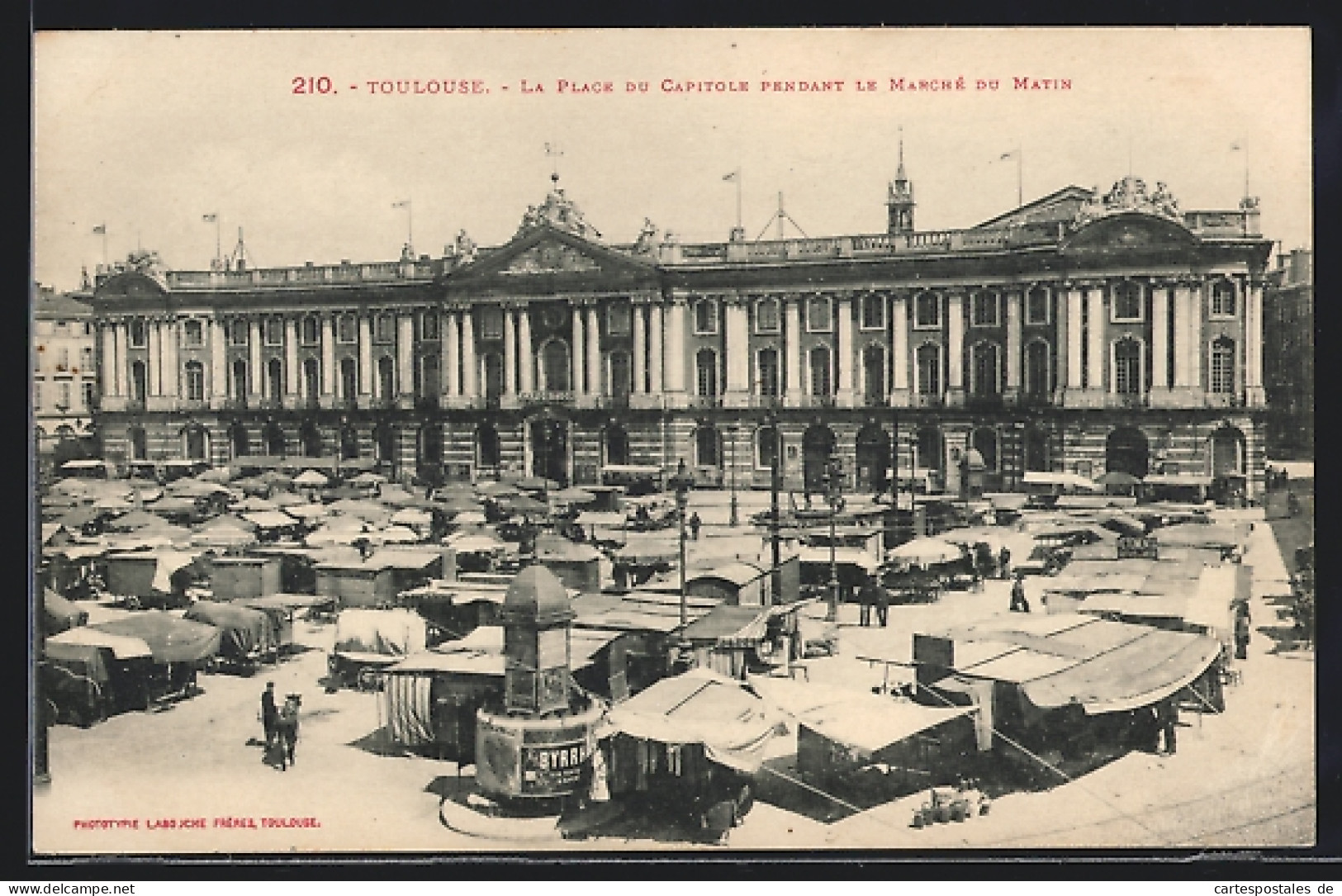 CPA Toulouse, Vespasienne Auf Dem La Place Du Marché  - Toulouse