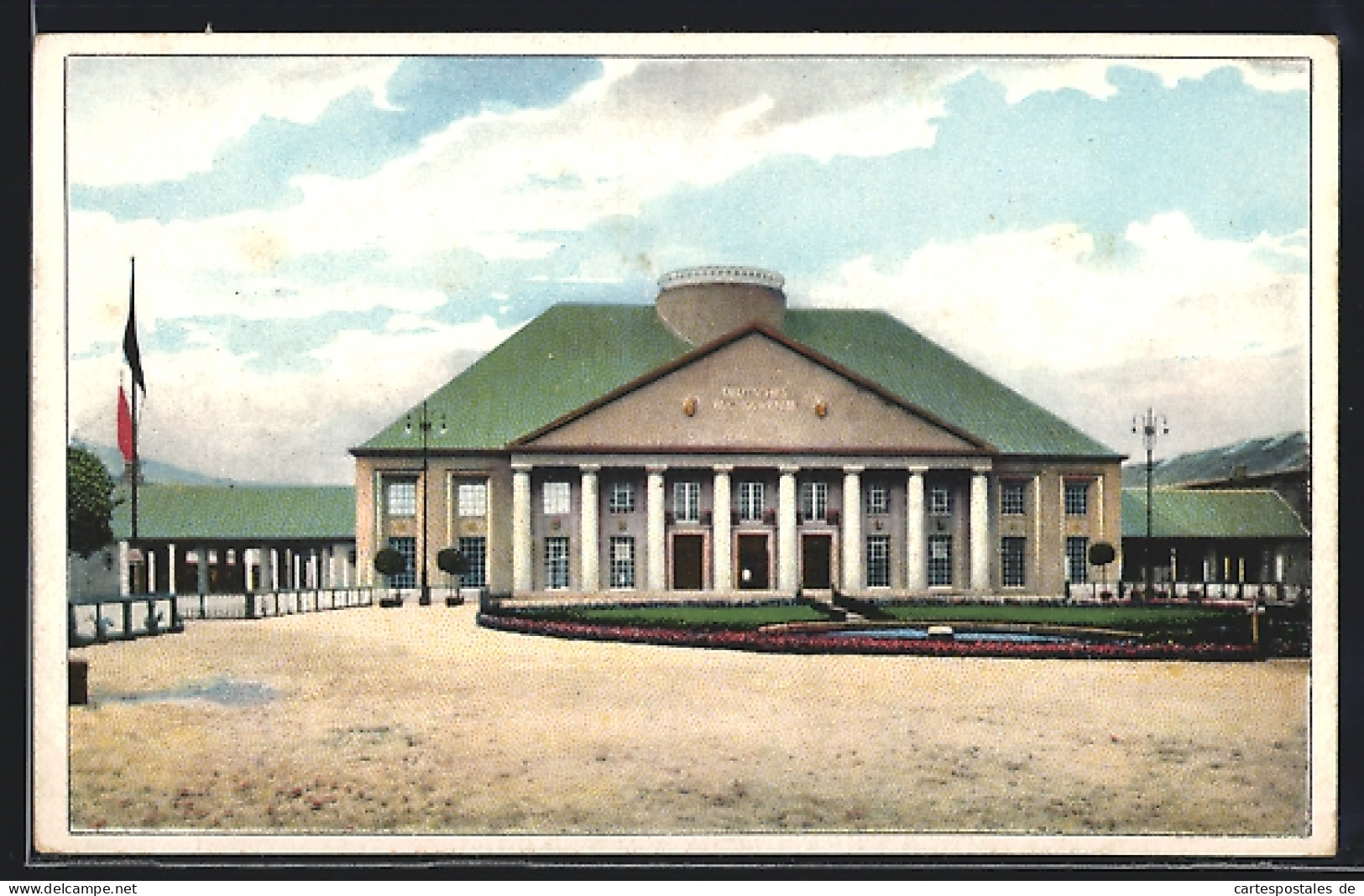 AK Leipzig, Weltausstellung Für Buchgewerbe Und Graphik 1914, Mittelbau Der Grossen Industriehalle  - Expositions