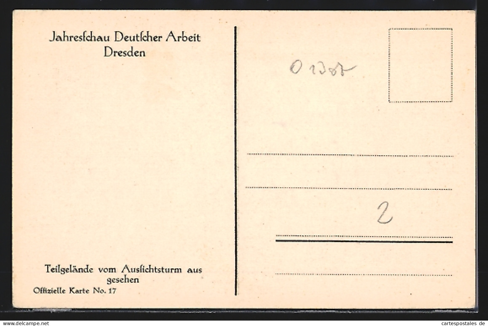 AK Dresden, Jahresschau Deutscher Arbeit, Gelände Vor Den Ausstellungshallen  - Expositions