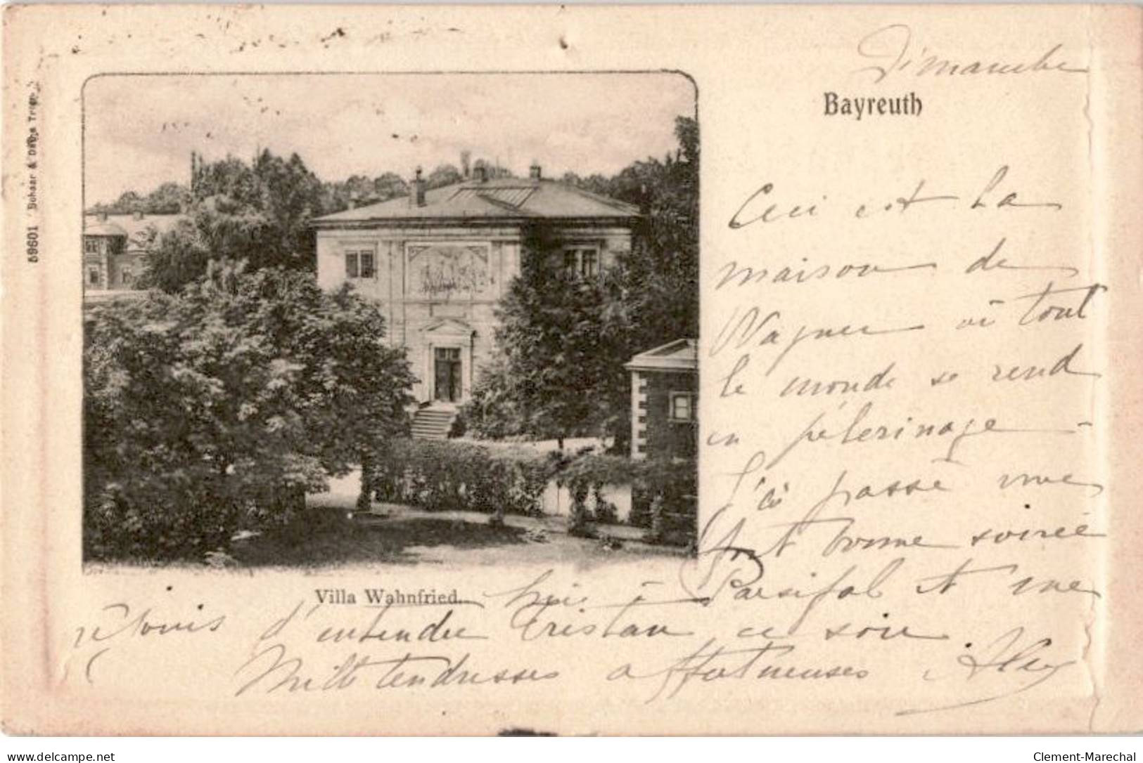 COMPOSITEUR: Wagner: Bayreuth Villa Wahnfried - état - Musik Und Musikanten