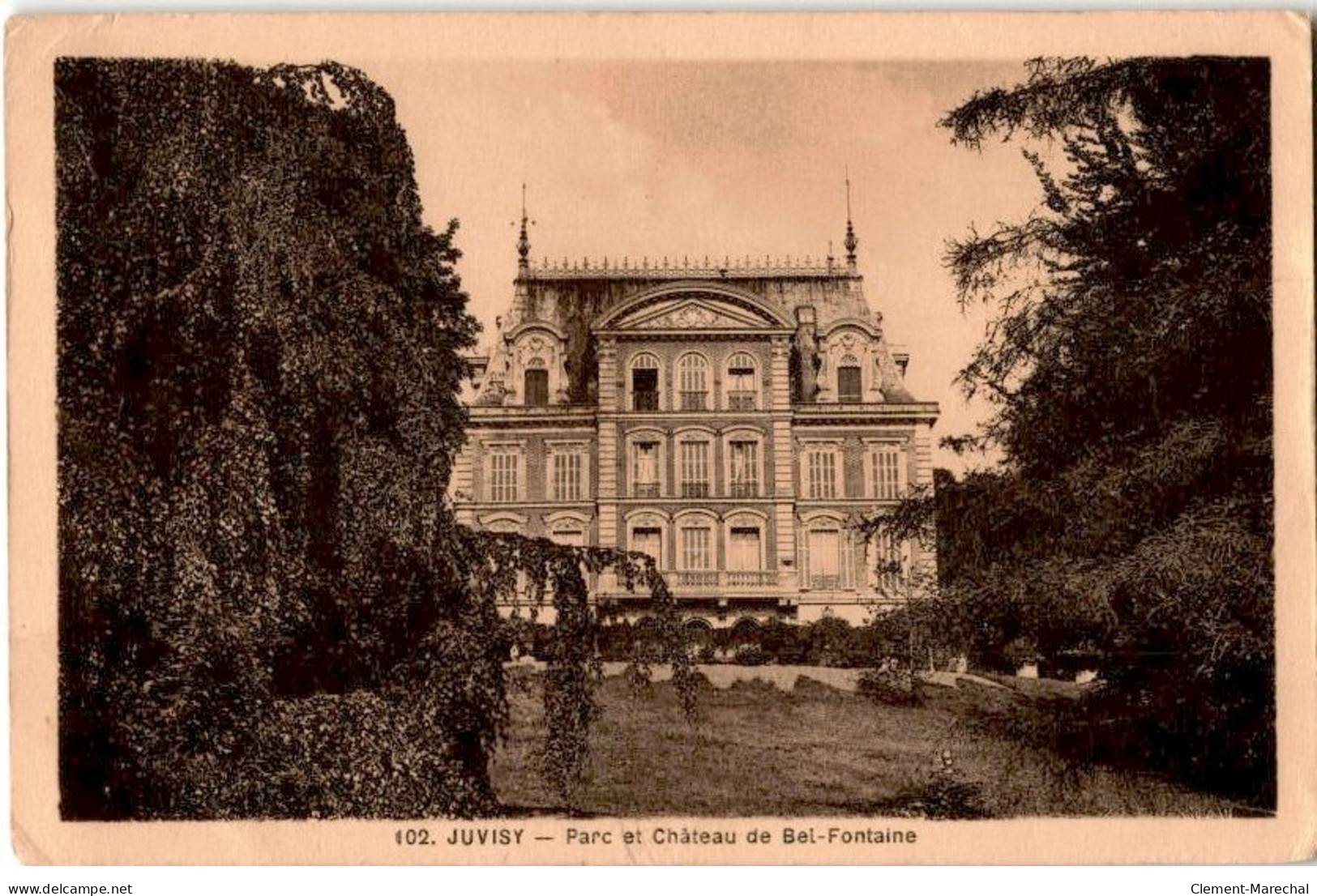 JUVISY-sur-ORGE: Parc Et Château De Bel-fontaine -  Bon état - Juvisy-sur-Orge