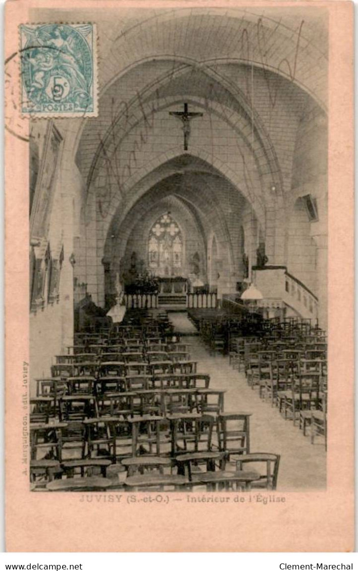 JUVISY-sur-ORGE: Intérieur De L'église - Très Bon état - Juvisy-sur-Orge