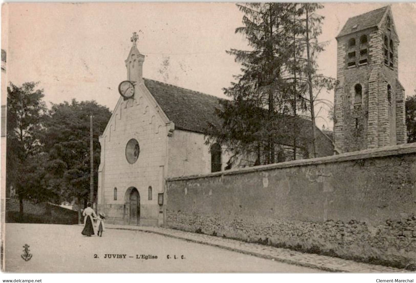 JUVISY-sur-ORGE: L'église - état - Juvisy-sur-Orge