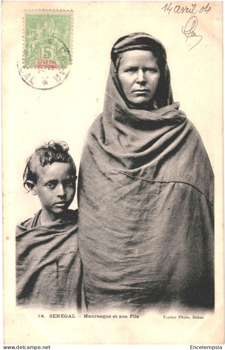 CPA Carte Postale Sénégal   Mauresque Et Son Fils   1904  VM80929 - Sénégal