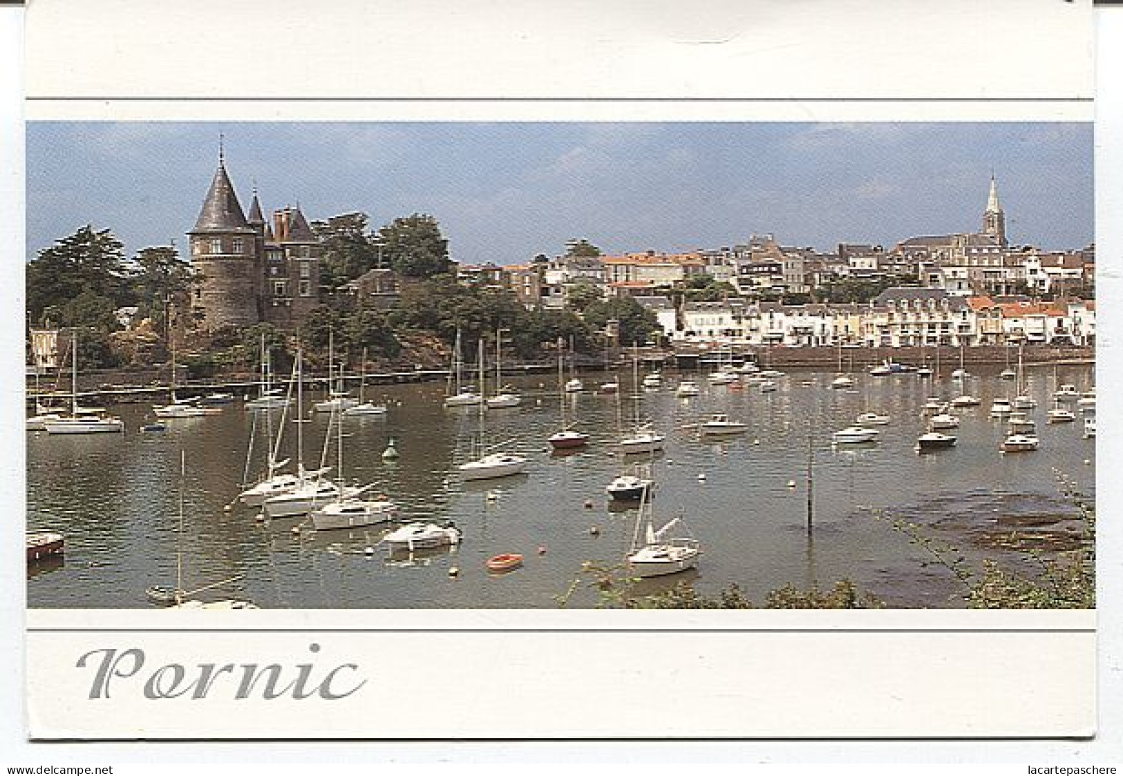 X114548 LOIRE ATLANTIQUE PORNIC COTE DE JADE VUE D' ENSEMBLE ET LE PORT - Pornic