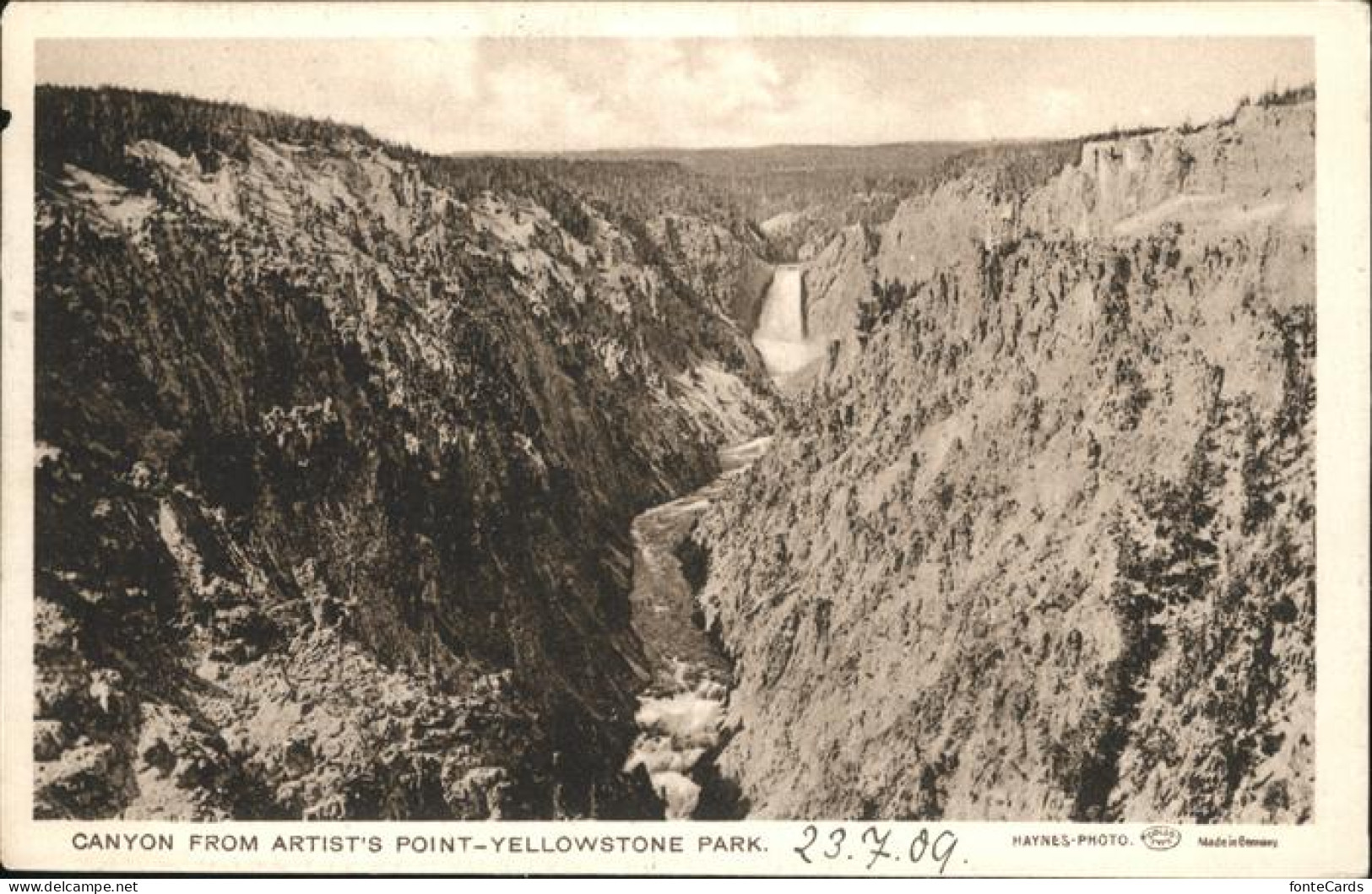 11109323 Yellowstone_National_Park Canyon 
Artists Point - Andere & Zonder Classificatie