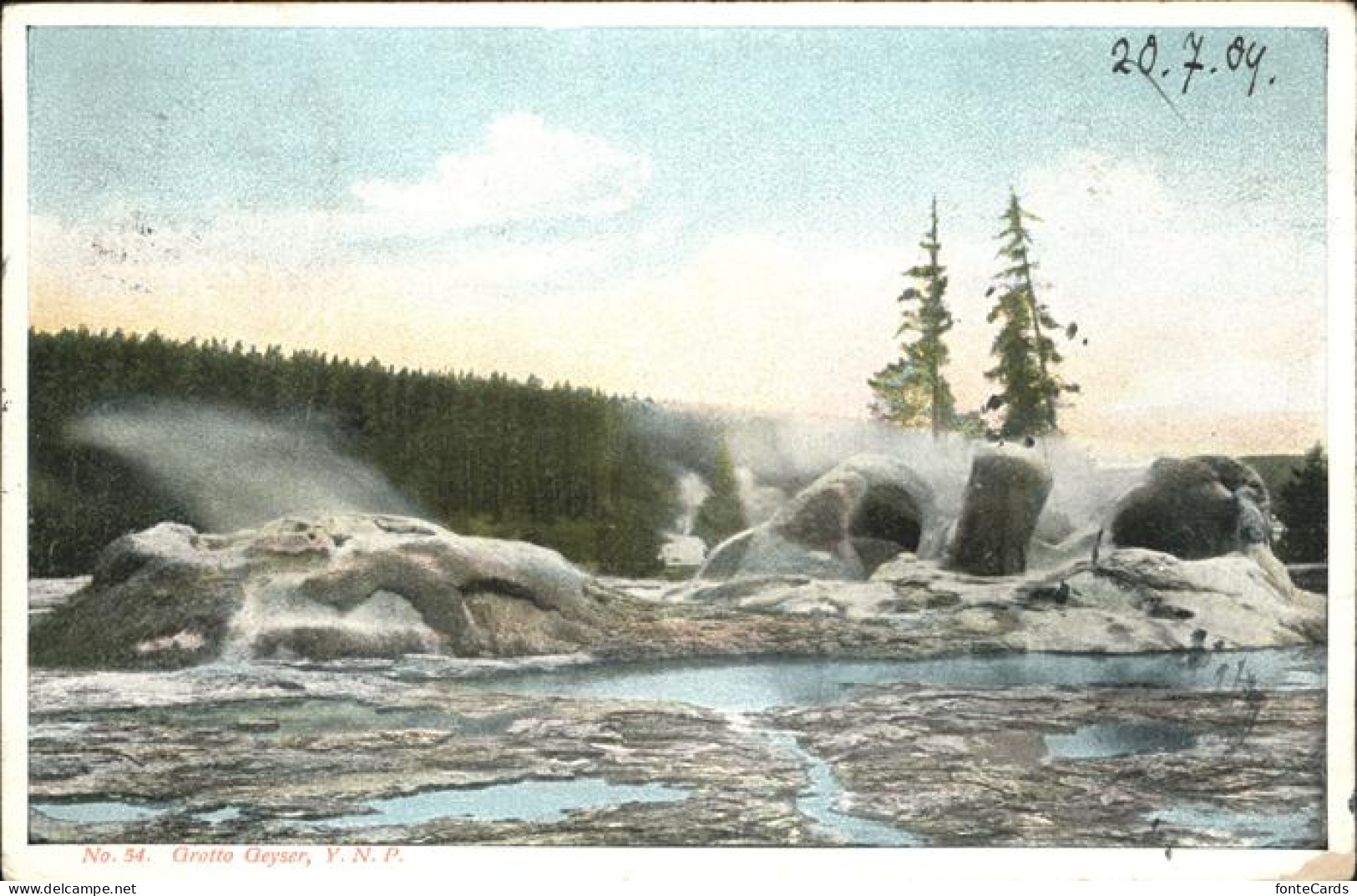 11109301 Yellowstone_National_Park Great Geyser - Sonstige & Ohne Zuordnung