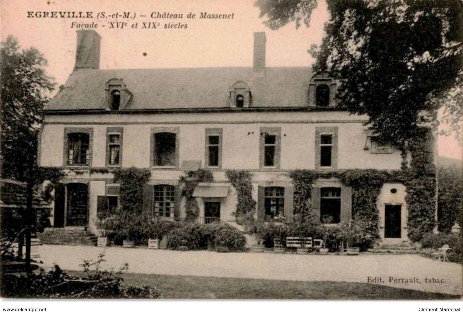 COMPOSITEUR: Jules Massenet Egreville Château De Massenet Façade XVIe Et XIXe Siècles - Très Bon état - Musique Et Musiciens