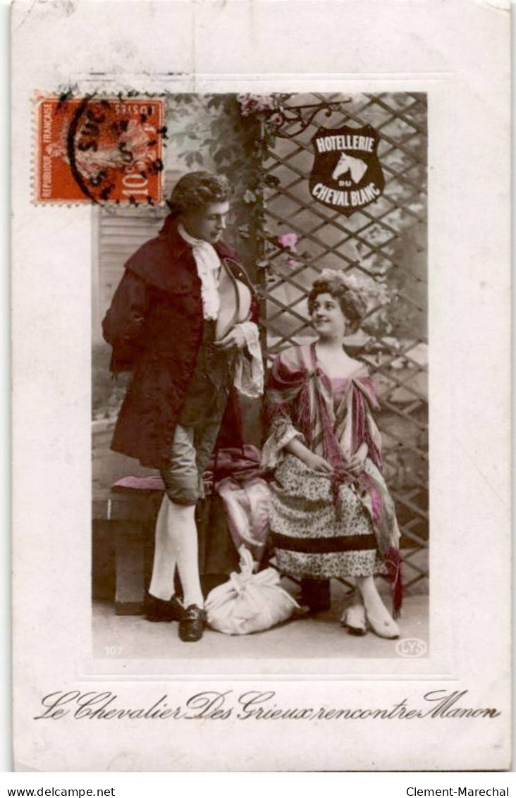 COMPOSITEUR: Jules Massenet, Le Chevalier Des Grieux Rencontre Manon - Très Bon état - Musique Et Musiciens