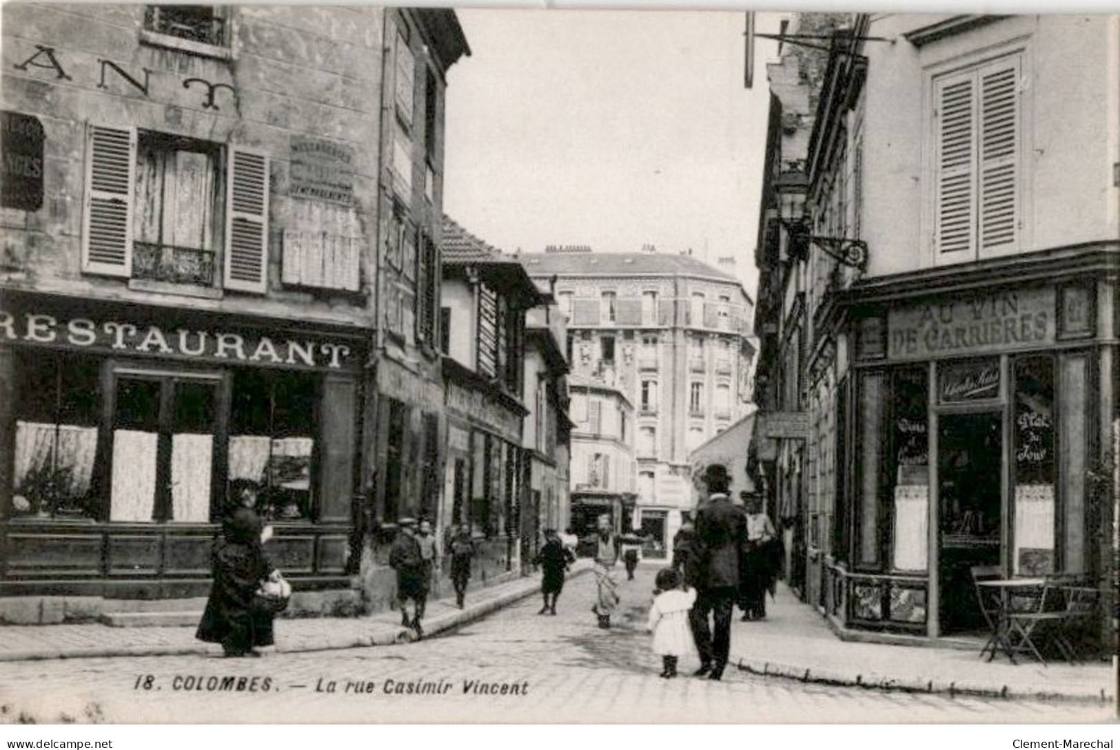 COLOMBES: La Rue Casimir Vincent - Très Bon état - Colombes