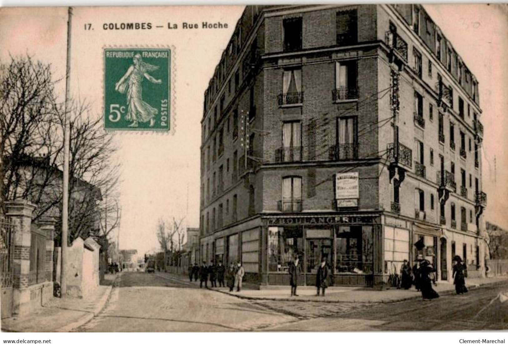 COLOMBES: La Rue Hoche - état - Colombes