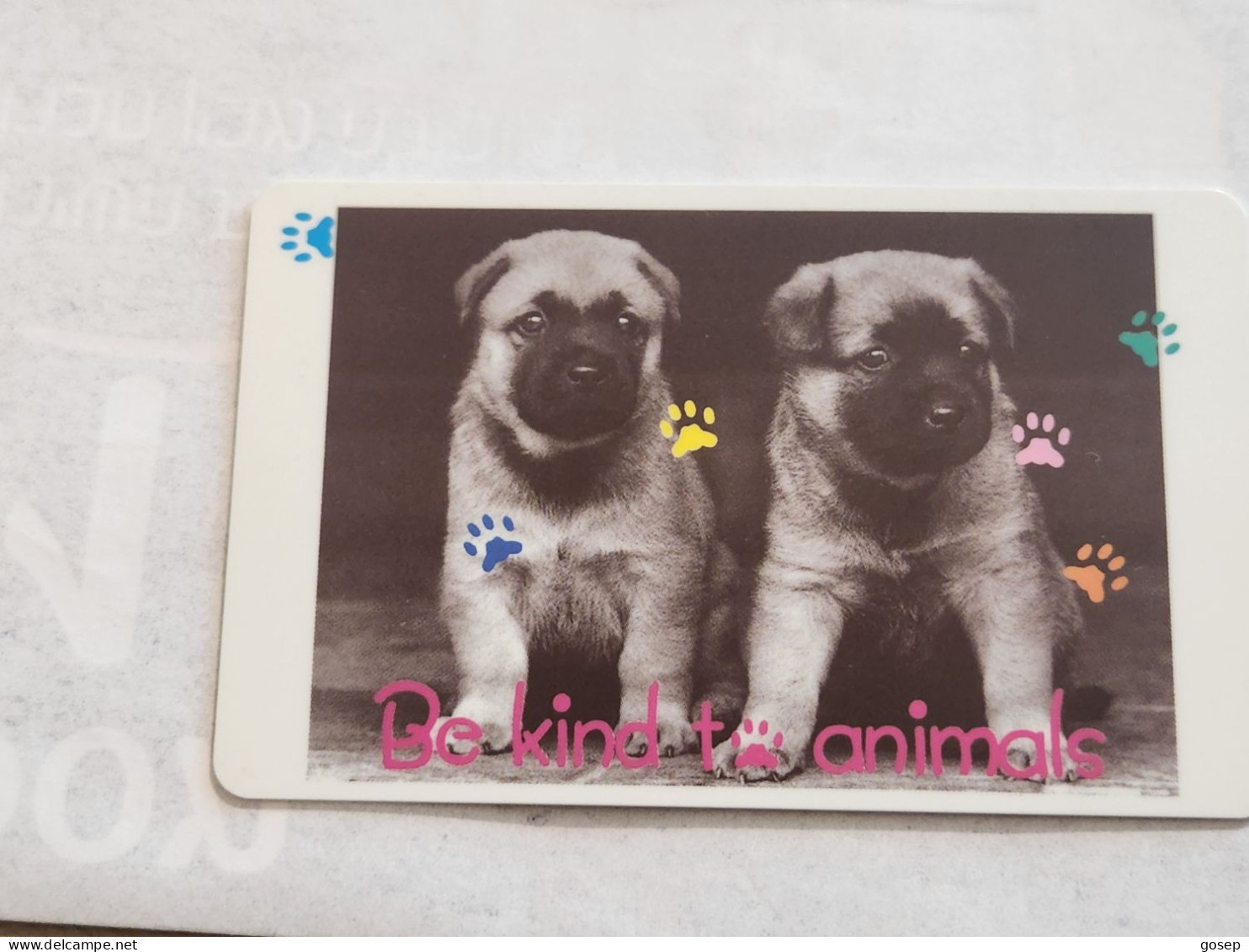 SINGAPORE-(76SIGB-0)-Puppies 2-(293)(76SIGB-059815)($20)(1/1/1996)-used Card+1card Prepiad Free - Singapour