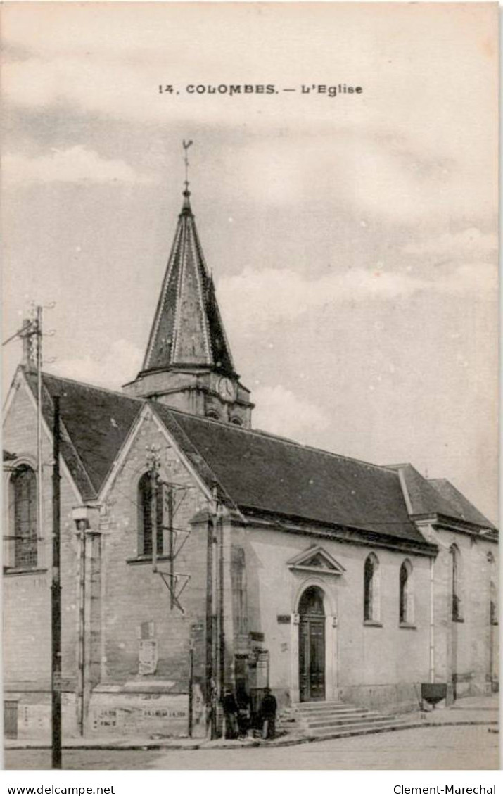 COLOMBES: L'église - Très Bon état - Colombes