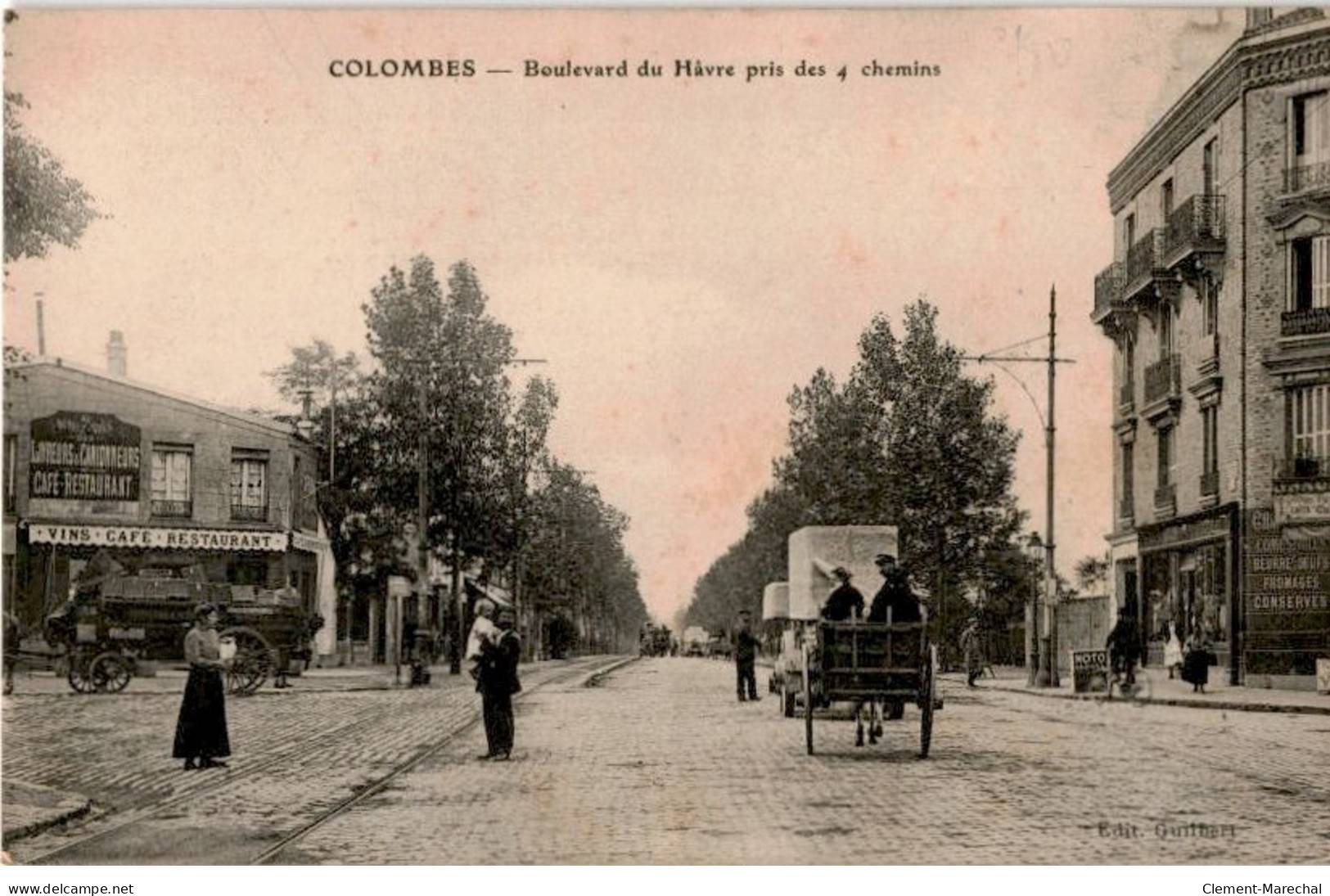 COLOMBES: Boulevard Du Hâvre Pris Des 4 Chemins - Très Bon état - Colombes