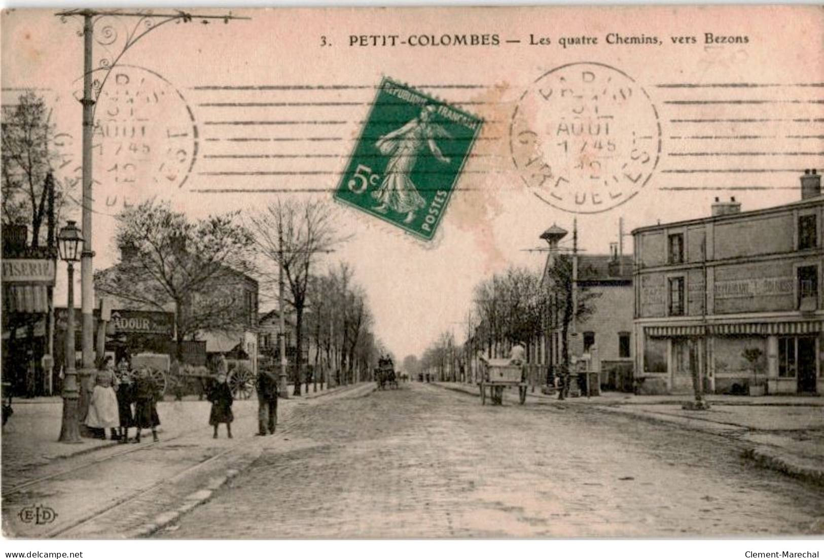 COLOMBES: Petit-colombes, Les Autre Chemins, Vers Bezons - état - Colombes