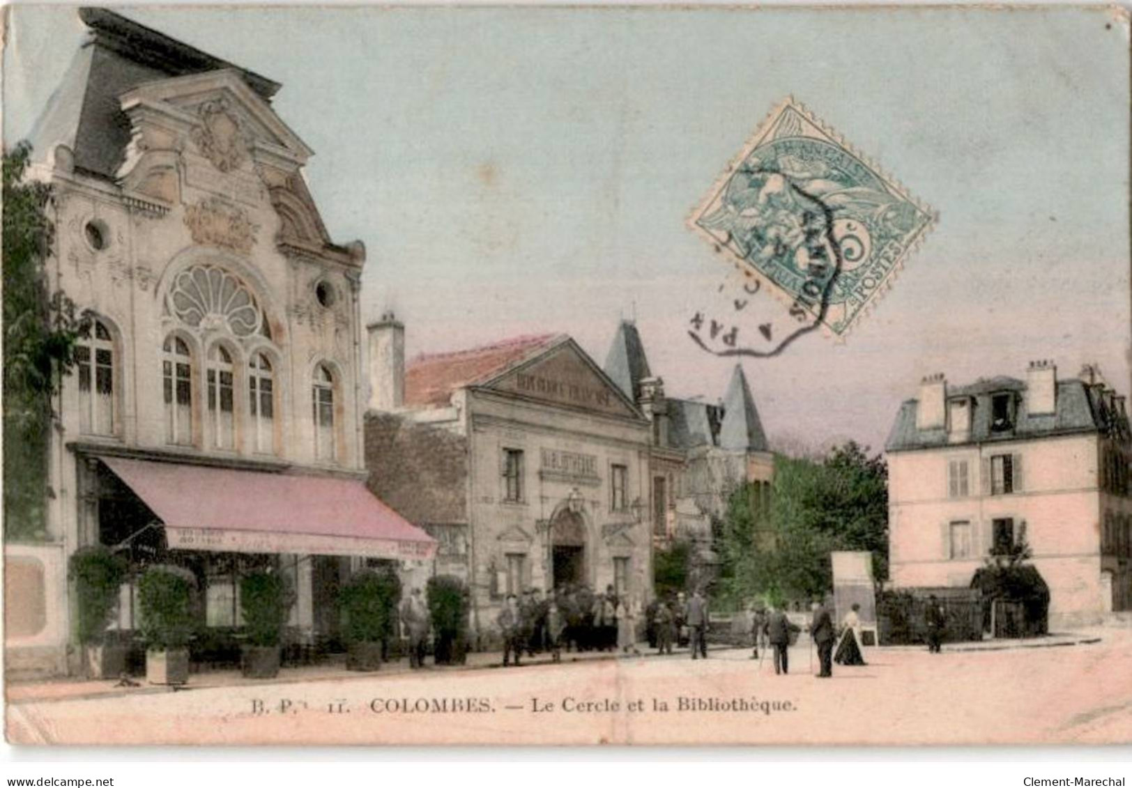 COLOMBES: Le Cercle Et La Bibliothèque - Très Bon état - Colombes