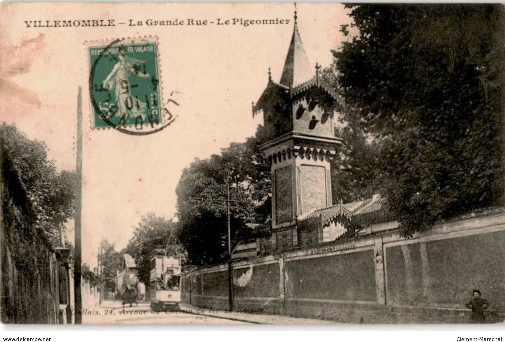 TRANSPORT: Chemin De Fer Et Tramway, La Grande-rue, Le Pigeonnier - Très Bon état - Tramways