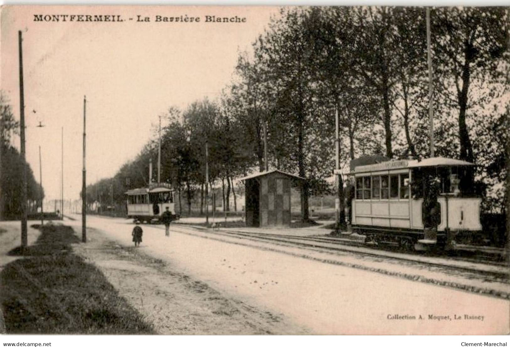 TRANSPORT: Chemin De Fer Et Tramway, Montfermeil, La Barrière Blanche - Très Bon état - Tramways