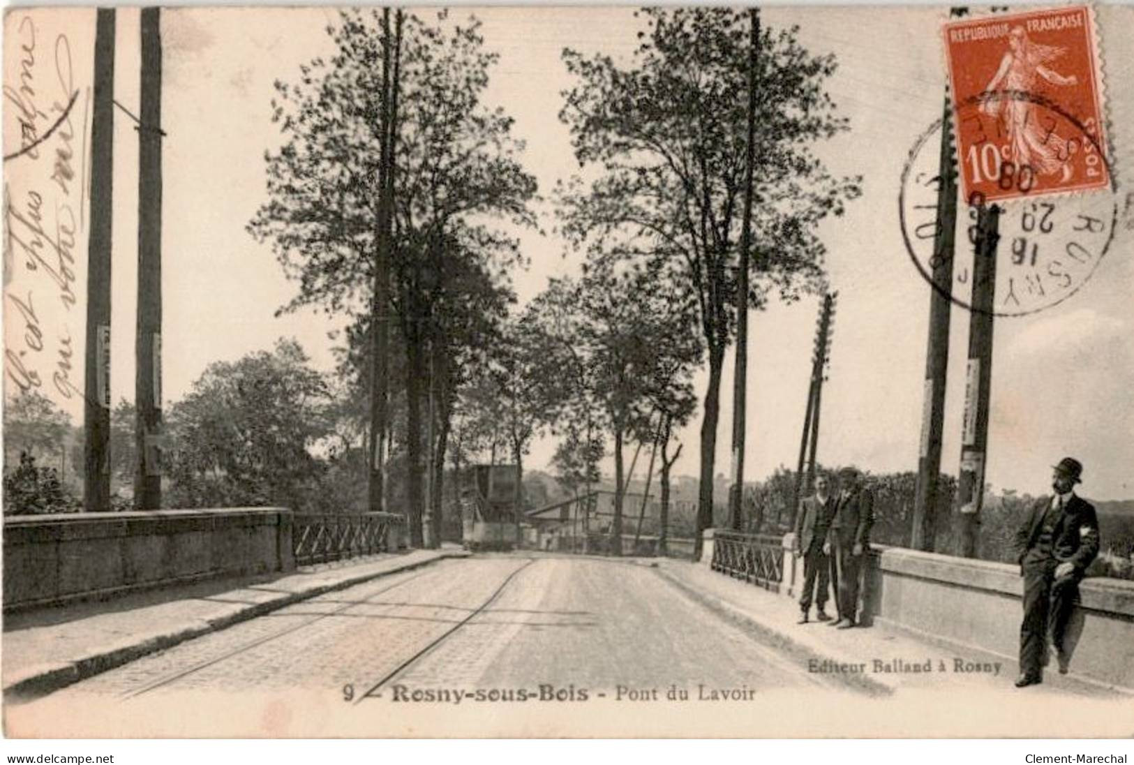 TRANSPORT: Chemin De Fer Et Tramway, Rosny-sous-bois Pont Du Lavoir - Très Bon état - Tramways