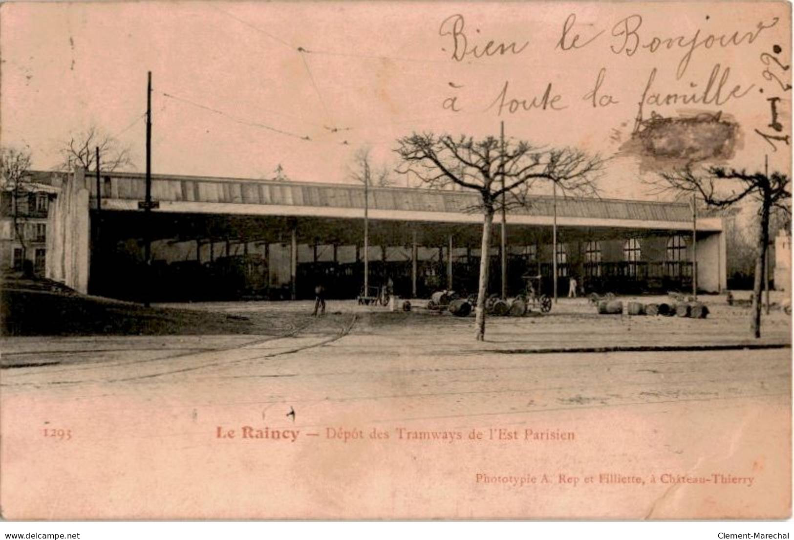 TRANSPORT: Chemin De Fer Et Tramway, Le Taincy Dépôt Des Tramway De L'est Parisien - état - Tramways