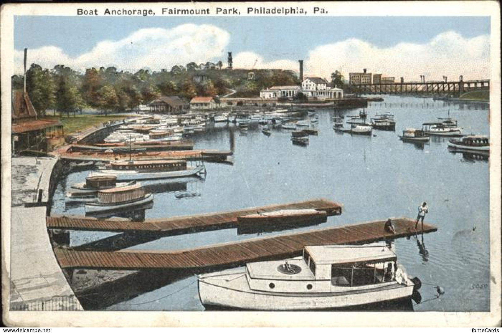 11109280 Philadelphia Pennsylvania Boat Anchorage
Fairmount Park Philadelphia P - Sonstige & Ohne Zuordnung