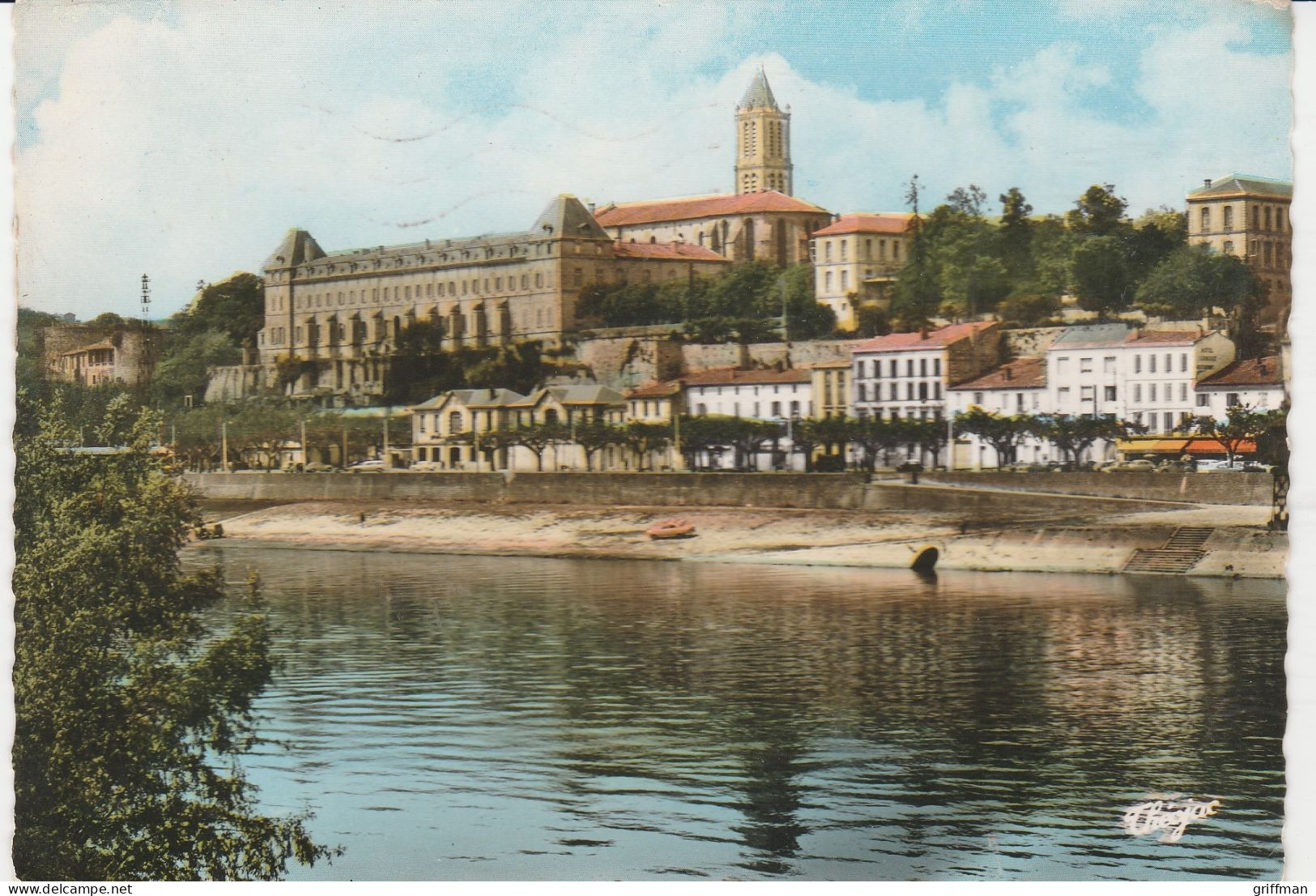 LA REOLE LE COUVENT DES BENEDICTINS ET LES RIVES DE LA GARONNE 1965 CPSM 10X15 TBE - La Réole