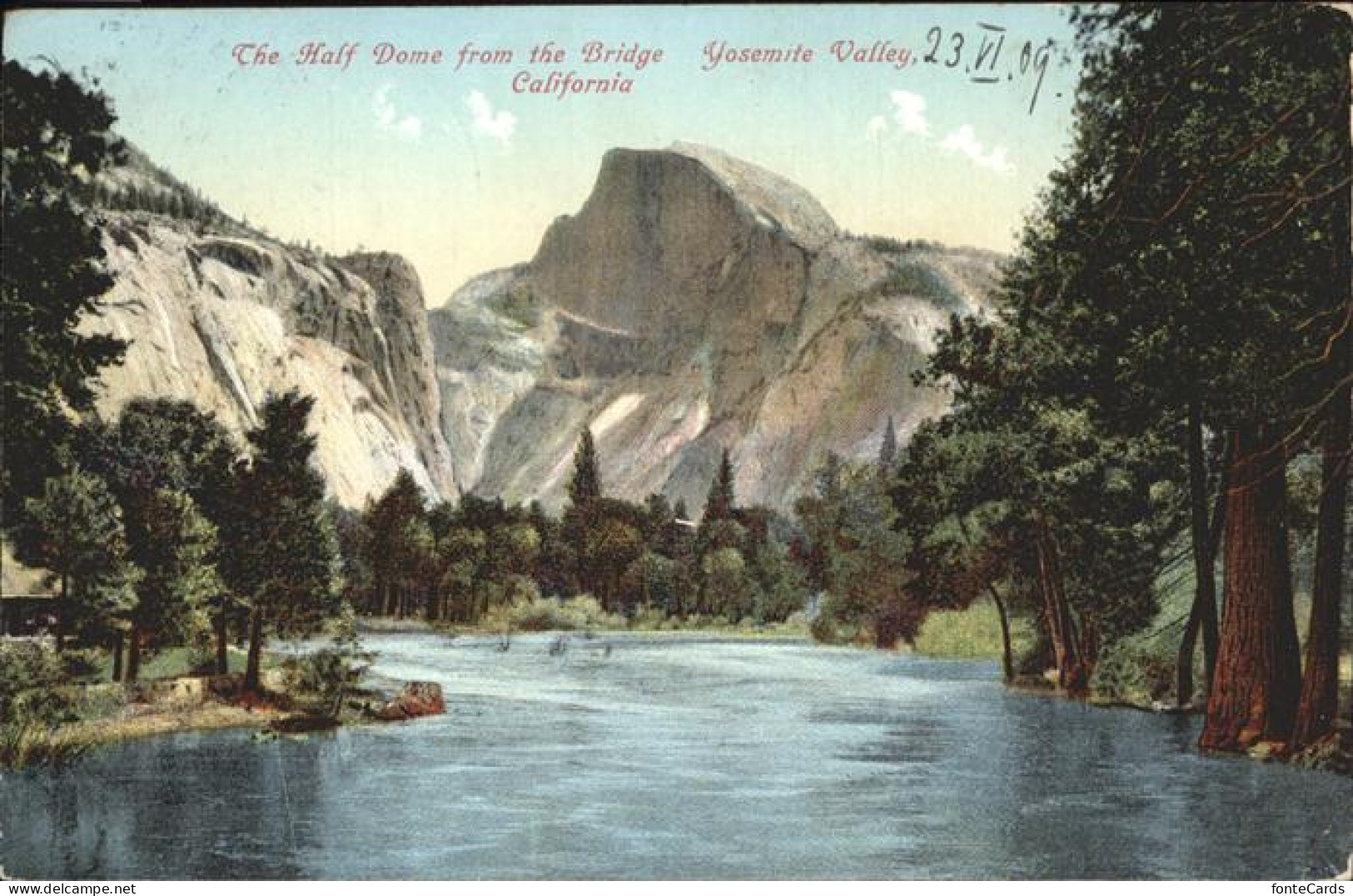 11109217 Yosemite_National_Park Half Dome From The Bridge - Autres & Non Classés