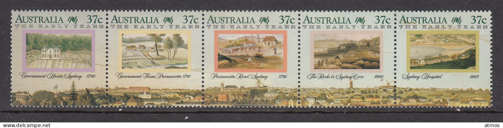 Australia MNH Michel Nr 1106/10 From 1988 - Mint Stamps