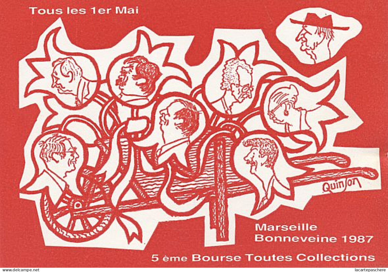 X9319 MARSEILLE BONNEVEINE EN 1987 CARTE D' ADHERENT  N° 391 LE CANOUBIER RUE FLORALIA - Südbezirke, Mazargues, Bonneveine, Pointe Rouge, Calanque-Felsen
