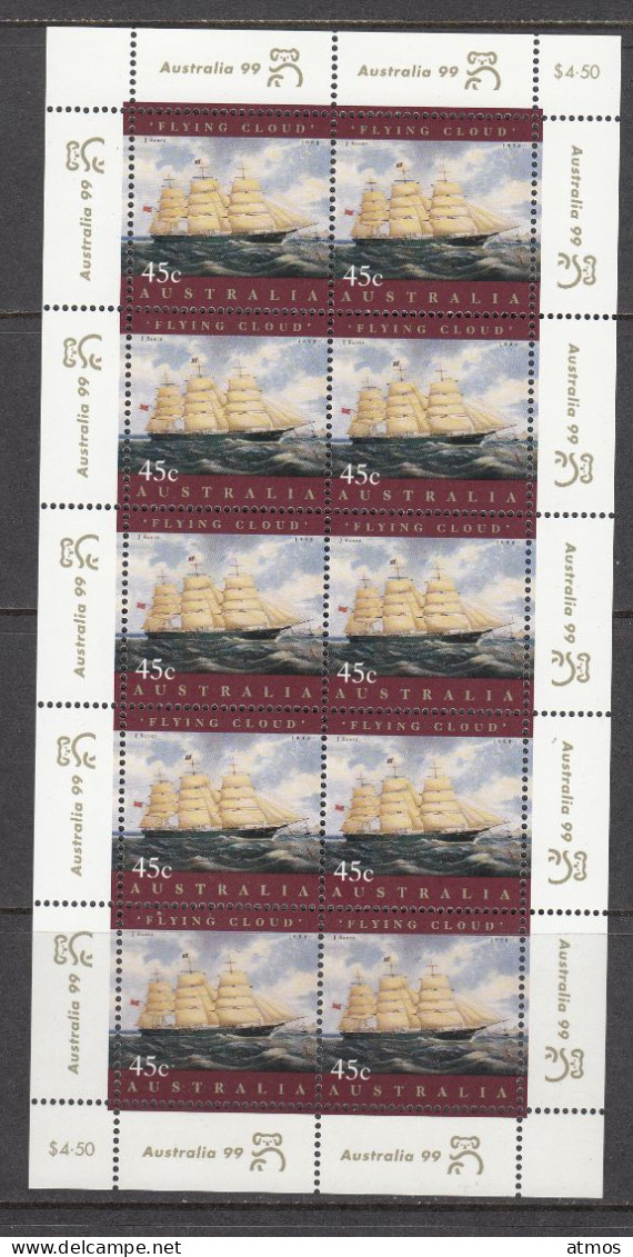 Australia MNH Michel Nr 1677 Sheet Of 10 From 1998 - Mint Stamps
