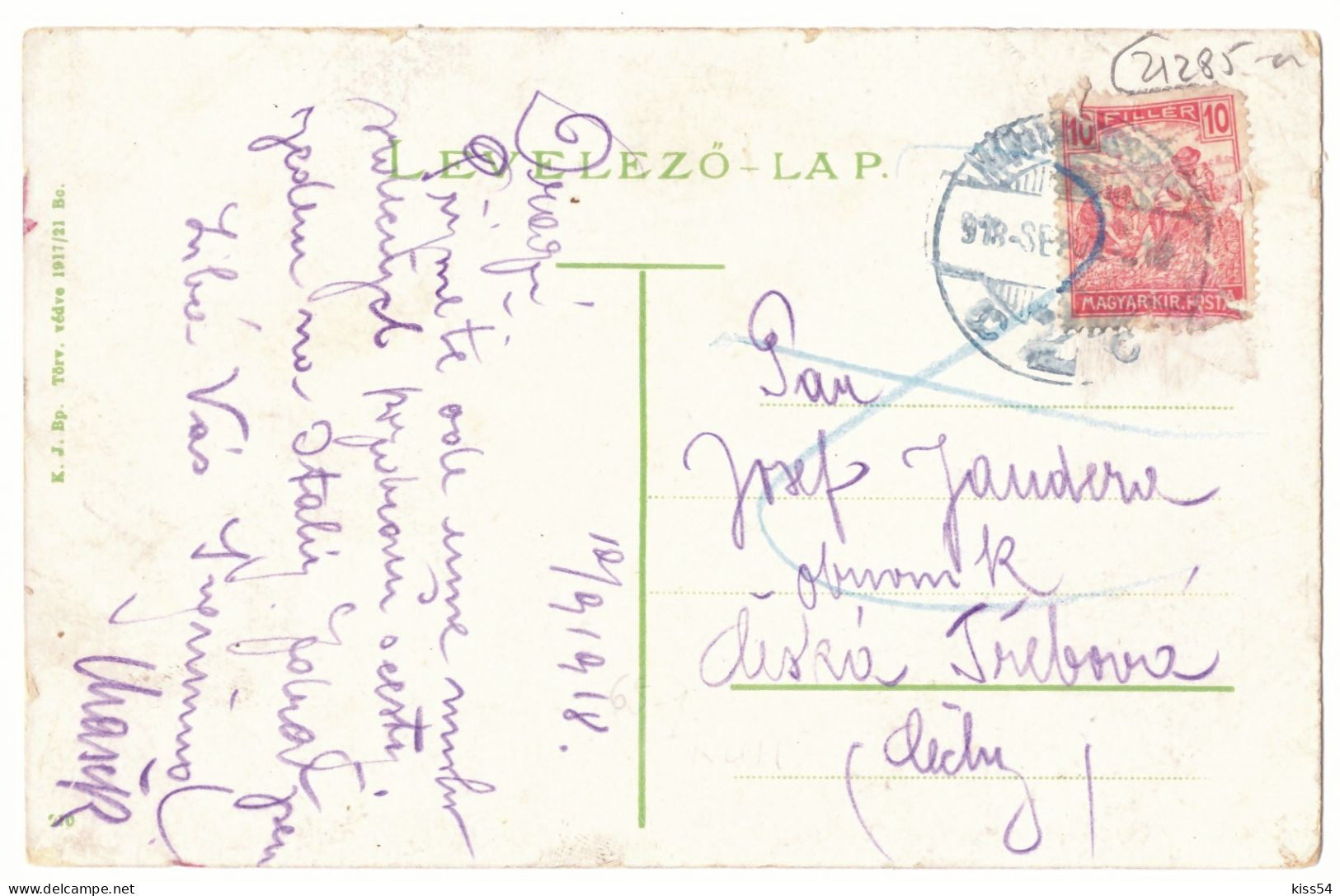 RO 86 - 21285 SIGHET, Maramures, Market, Romania - Old Postcard - Used - 1918 - Romania