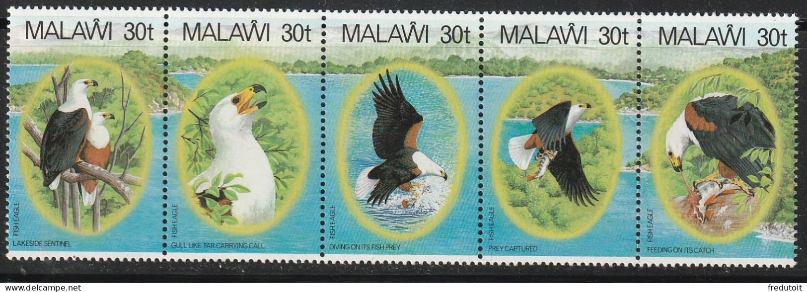 MALAWI - N°400/4 ** (1983) Aigle Pêcheur - Malawi (1964-...)