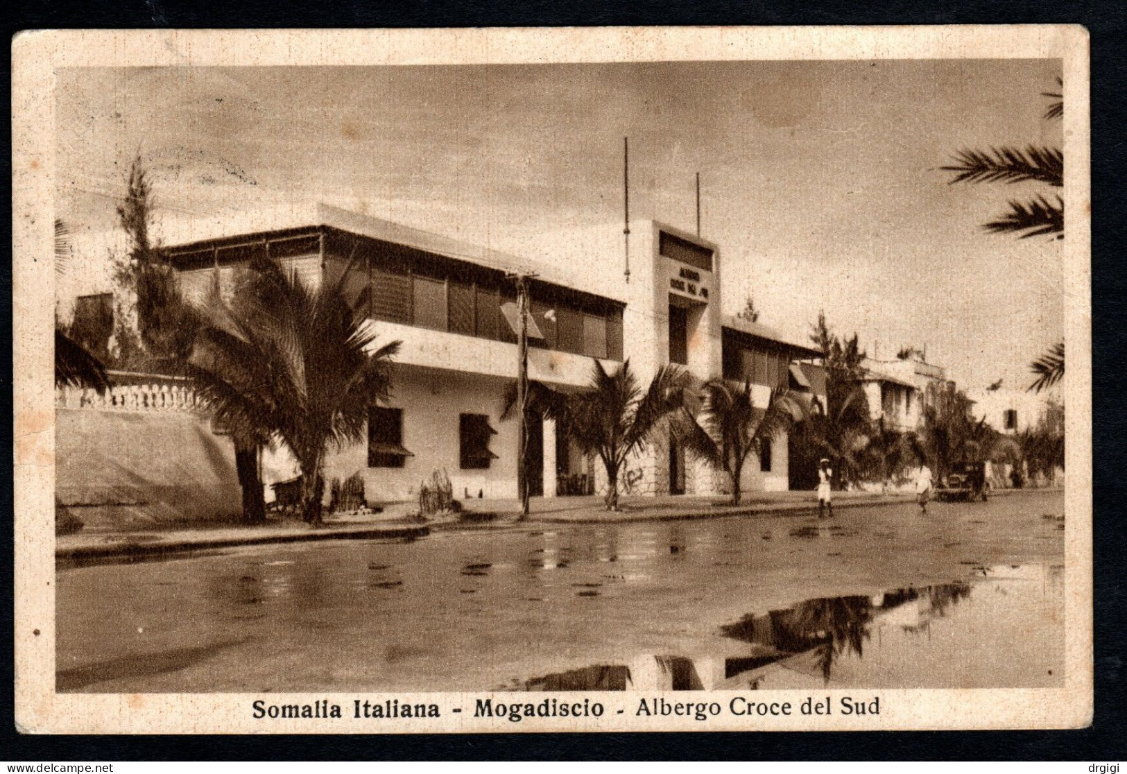 SOMALIA ITALIANA, CARTOLINA 1936, SASS. 219, MOGADISCIO X OREZZOLI DI OTTONE - Somalia