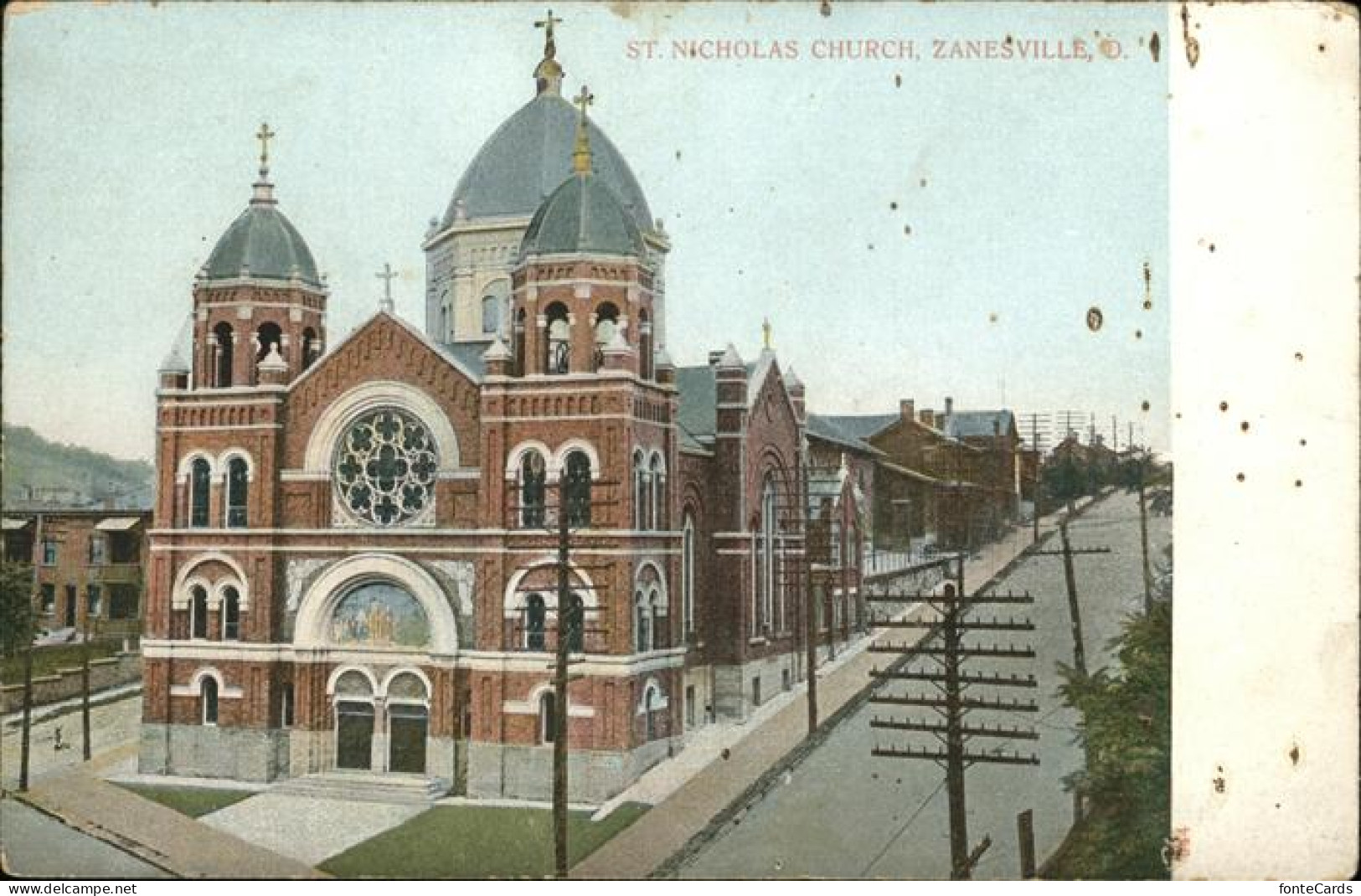 11109061 Zanesville Ohio St. Nicholas Church  - Autres & Non Classés