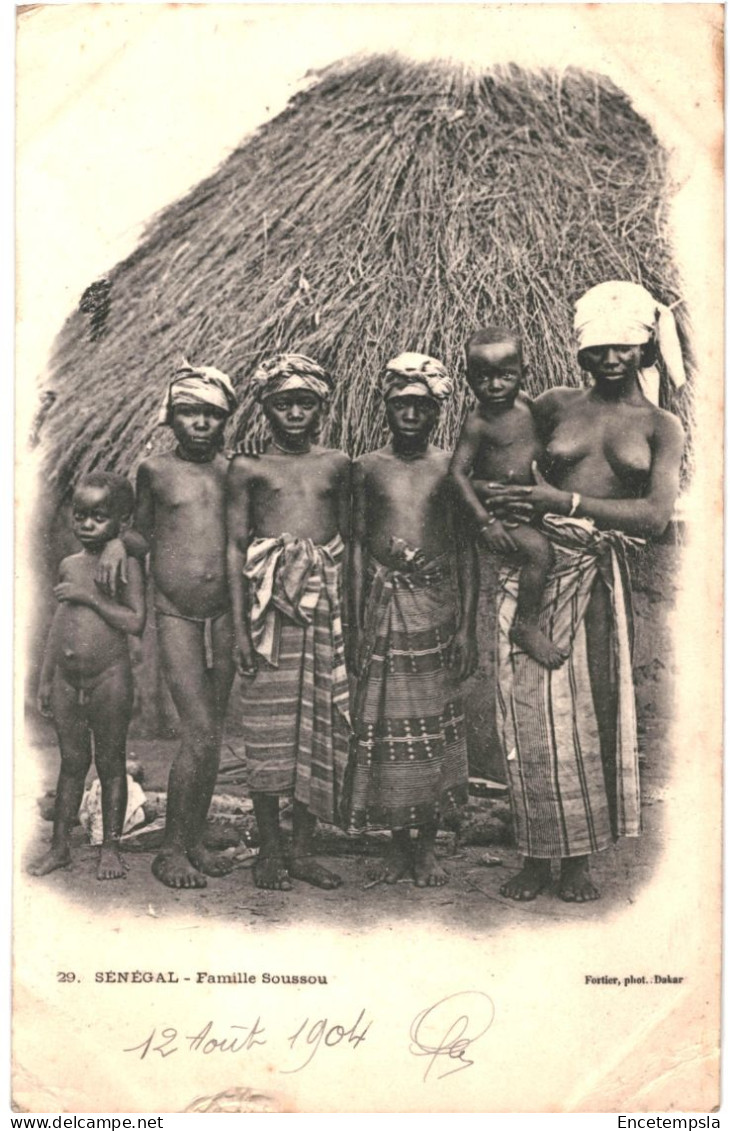 CPA Carte Postale Sénégal Famille Soussou 1904   VM80933ok - Sénégal