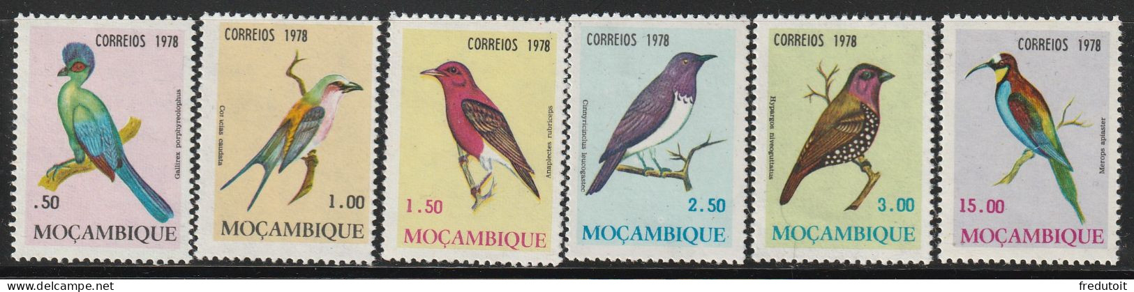 MOZAMBIQUE - N°644/9 ** (1978) Oiseaux - Mozambique